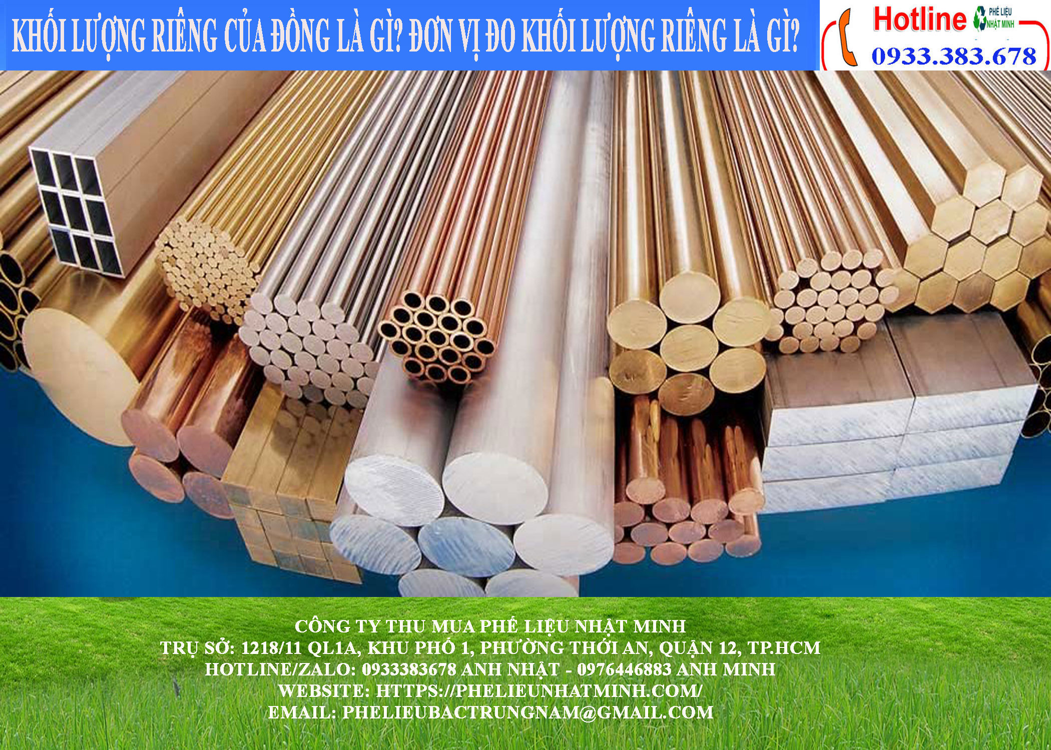 Khối lượng riêng của đồng là gì? Đơn vị đo khối lượng riêng là gì?