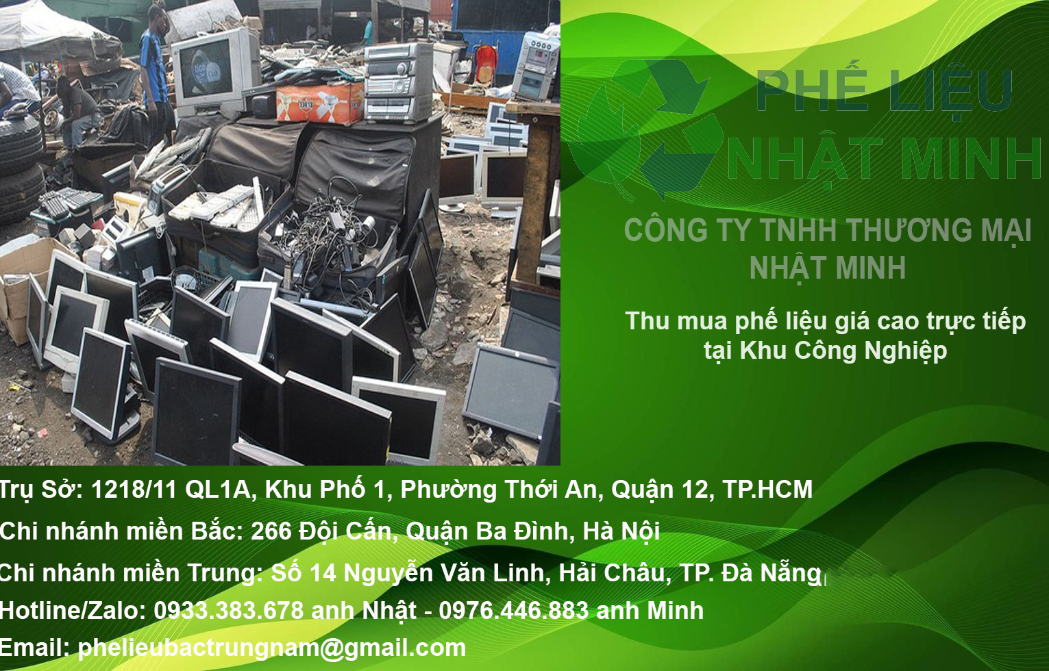 Đại lý thu mua phế liệu khu công nghiệp Đức Hòa III – Hồng Đạt