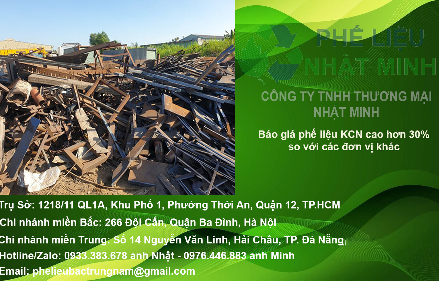 Đại lý thu mua phế liệu khu công nghiệp Thuận Đạo mở rộng