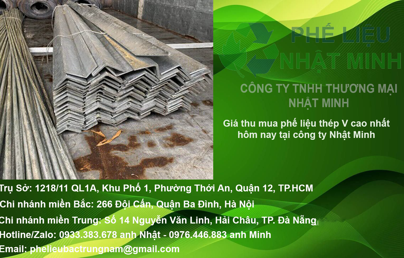Bao Gia Sat V Phe Lieu Nhat Minh Company