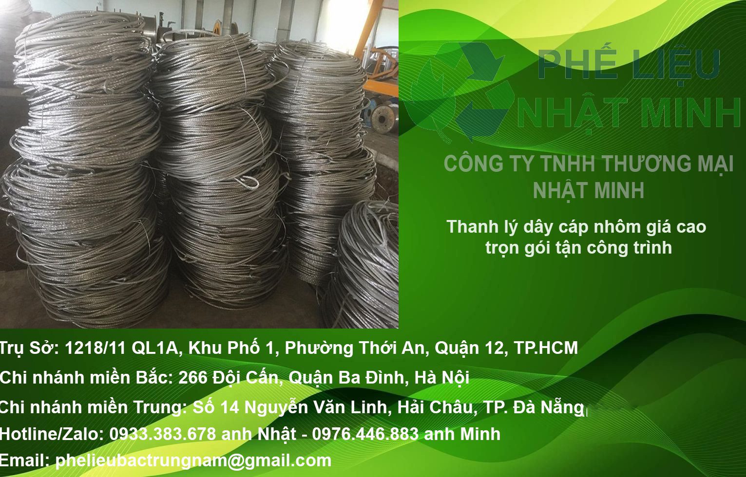 Thu mua phế liệu sắt, đồng, nhôm, inox Quỳnh Trang