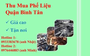 Thu Mua Phế Liệu Quận Bình Tân