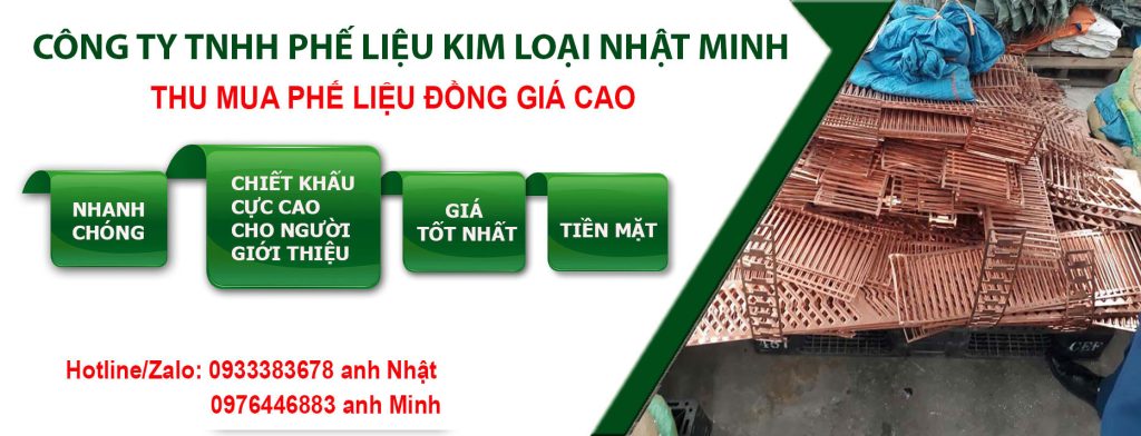Banner thu mua phế liệu đồng tại Nhật Minh